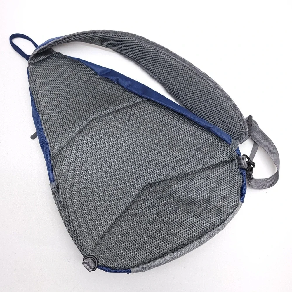 Disney Cruise Line Castaway Club Sling Backpack Blue Gray Travel Bag Crossbody